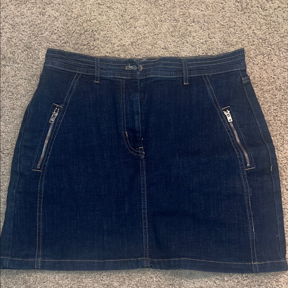 Pilcro Indigo Denim Skirt